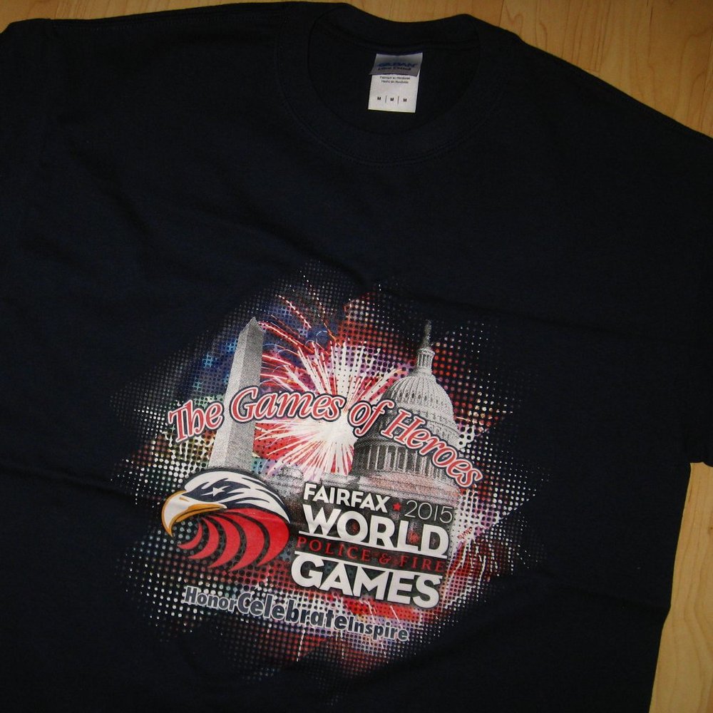World Police & Fire Games 2015 T Shirt Medium